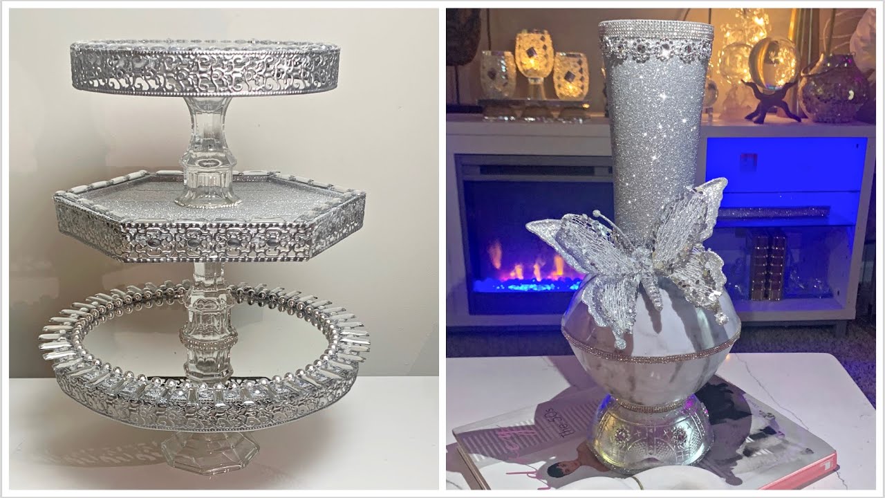 *NEW* See How I turned these dollar tree items into glam decor