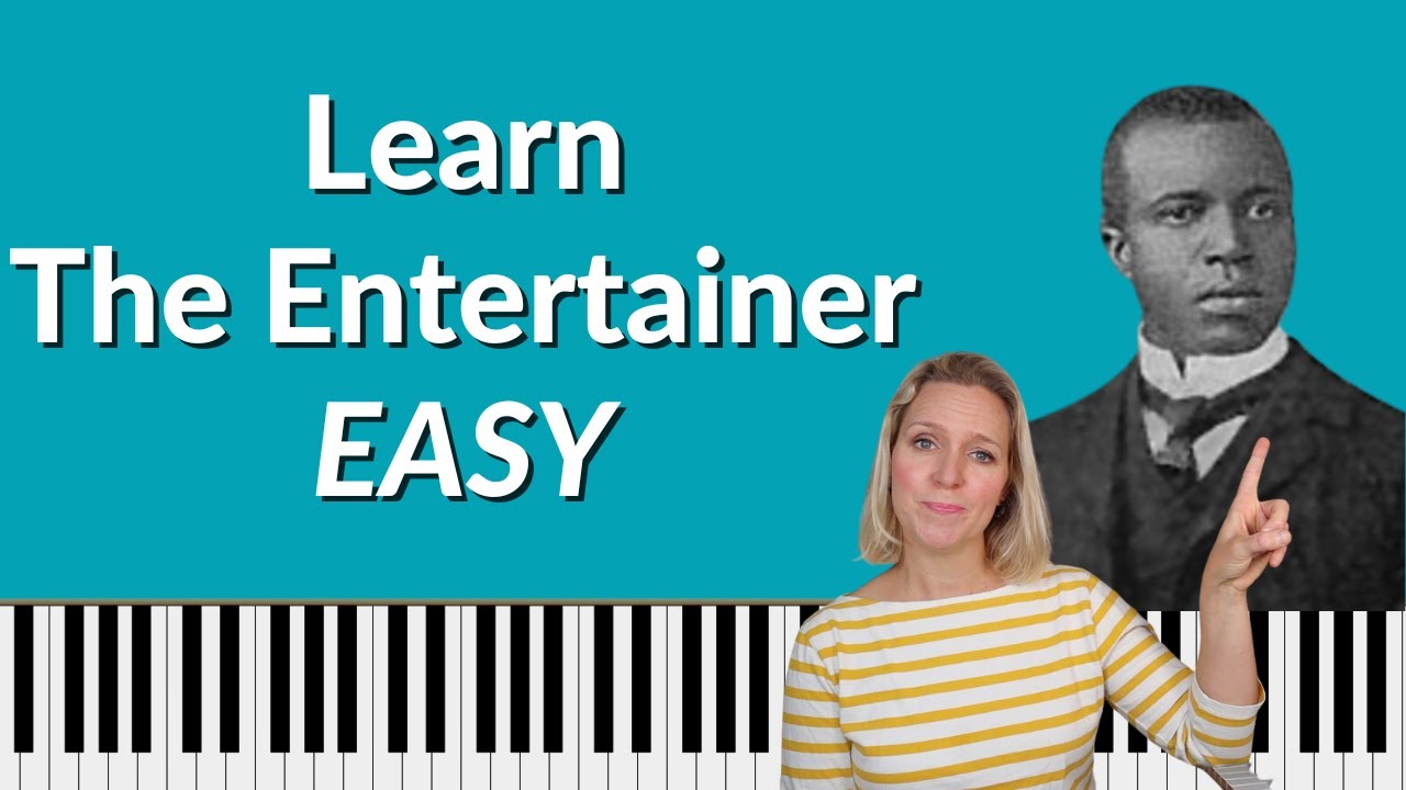 The Entertainer ЛЕГКИЙ самоучитель игры на фортепиано **БЕСПЛАТНЫЕ ПЕЧАТНЫЕ НОТНЫЕ МАТЕРИАЛЫ** Ми...