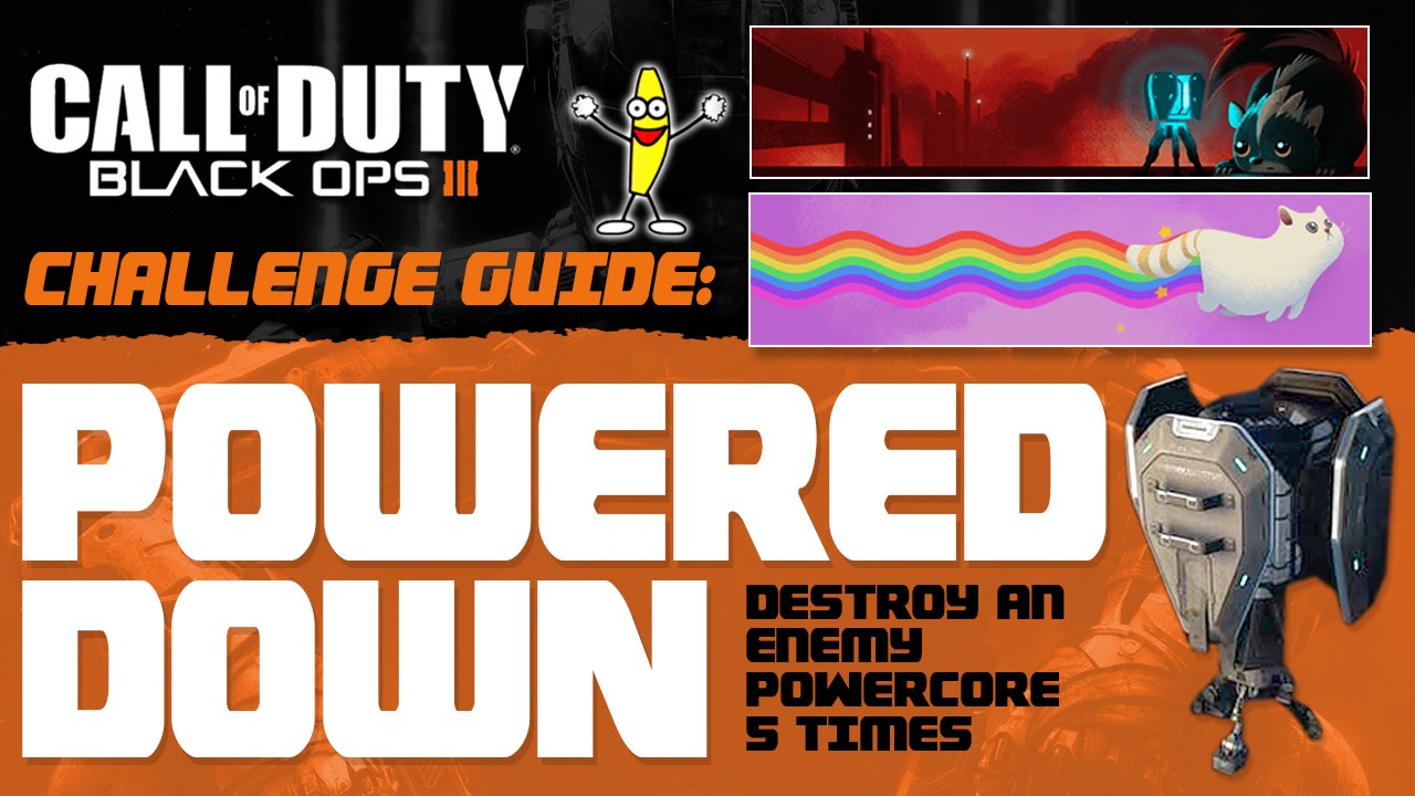 How To Do The Powered Down Challenge - How To Destroy A Power Core (