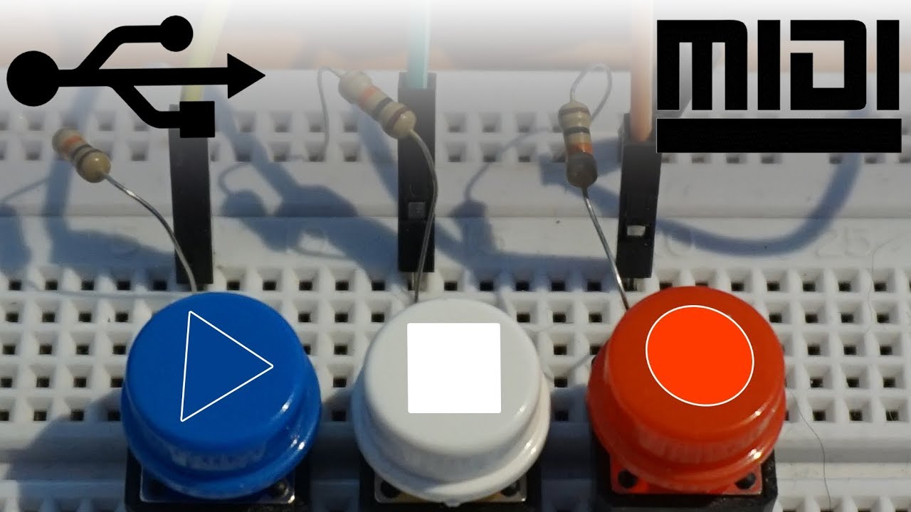 MIDI kontroller készítés arduinoval