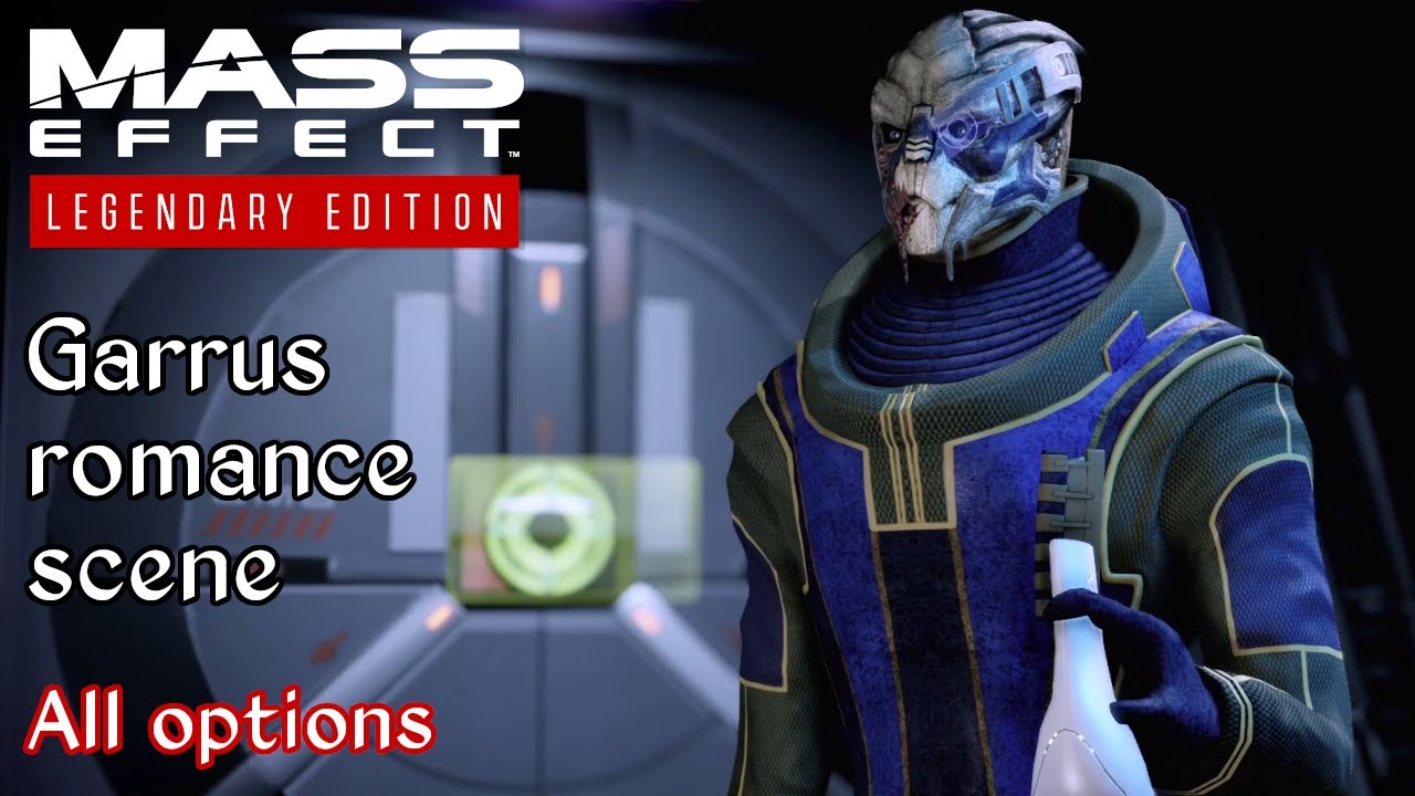 Mass Effect 2 - Garrus romance scene - All options
