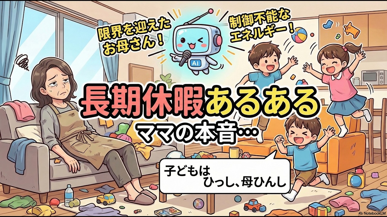 子どもは元気、母は瀕死。発達ママの長期休暇あるある