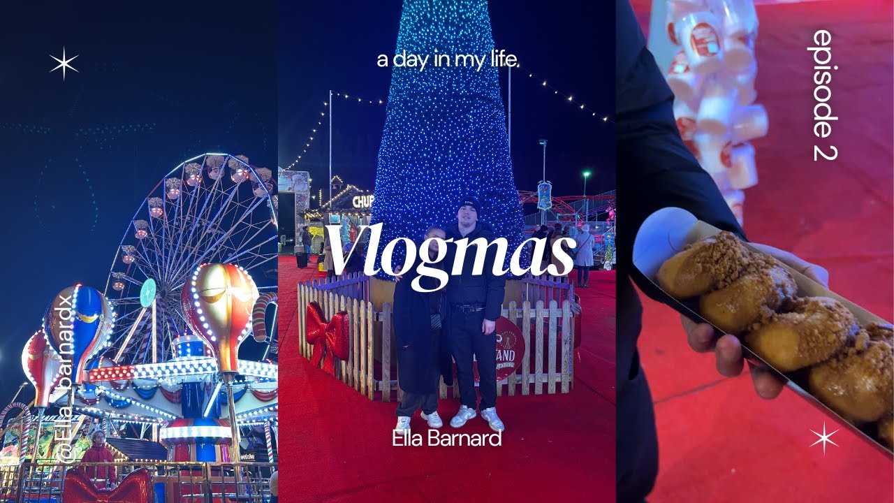 Vlogmas day 2 | Christmas shopping, winter wonderland and another garden centre trip! 🎡🎄⛄️