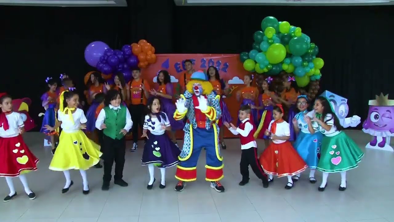 Pipocando -  Palhaço Bom Bom / Coreografia EBF 2022 - Crescer é Fruticar.