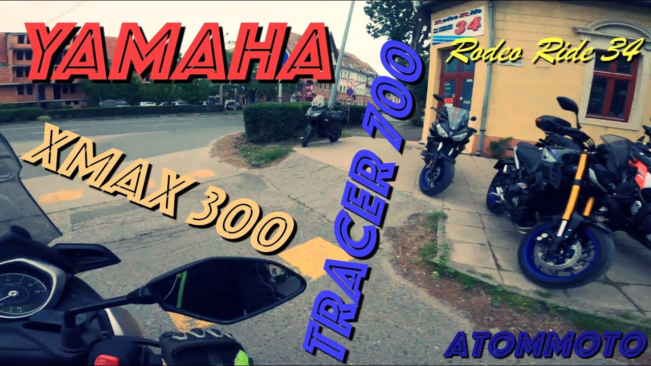 Yamaha Xmax 300 és Tracer 700 teszt | Rodeo Ride 34 | AtomMoto