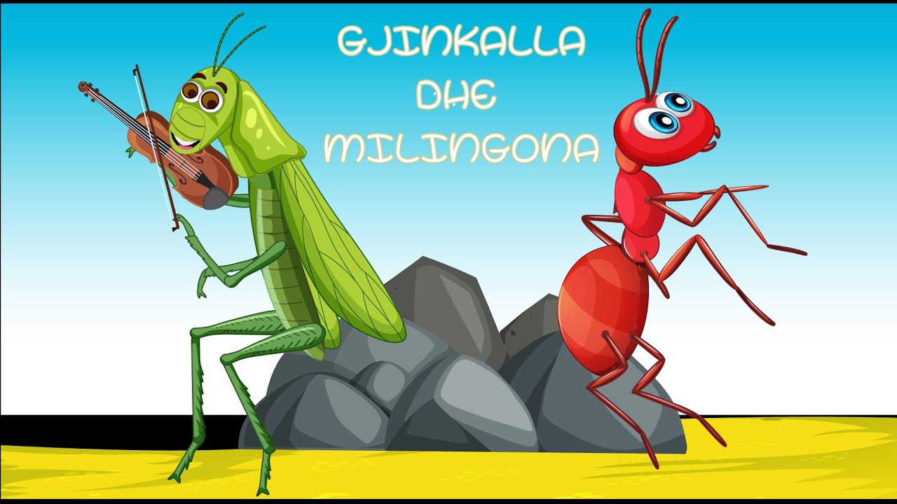 Gjinkalla dhe milingona | Perralla shqip | Ant and Grasshopper @KanaliDiell