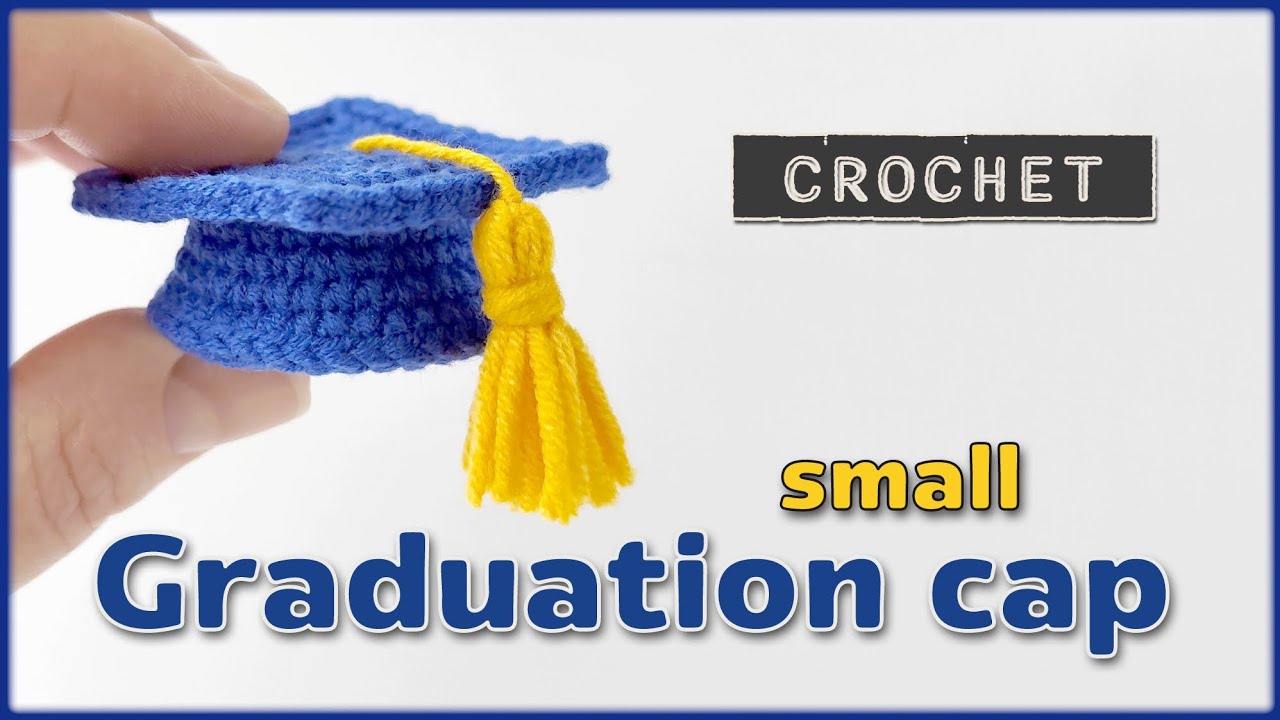 Crochet Small Graduation Cap | Easy Crochet Tutorial