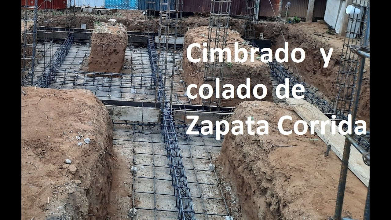 Cimbrado y colado de Zapata Corrida Casa Yoo V-03