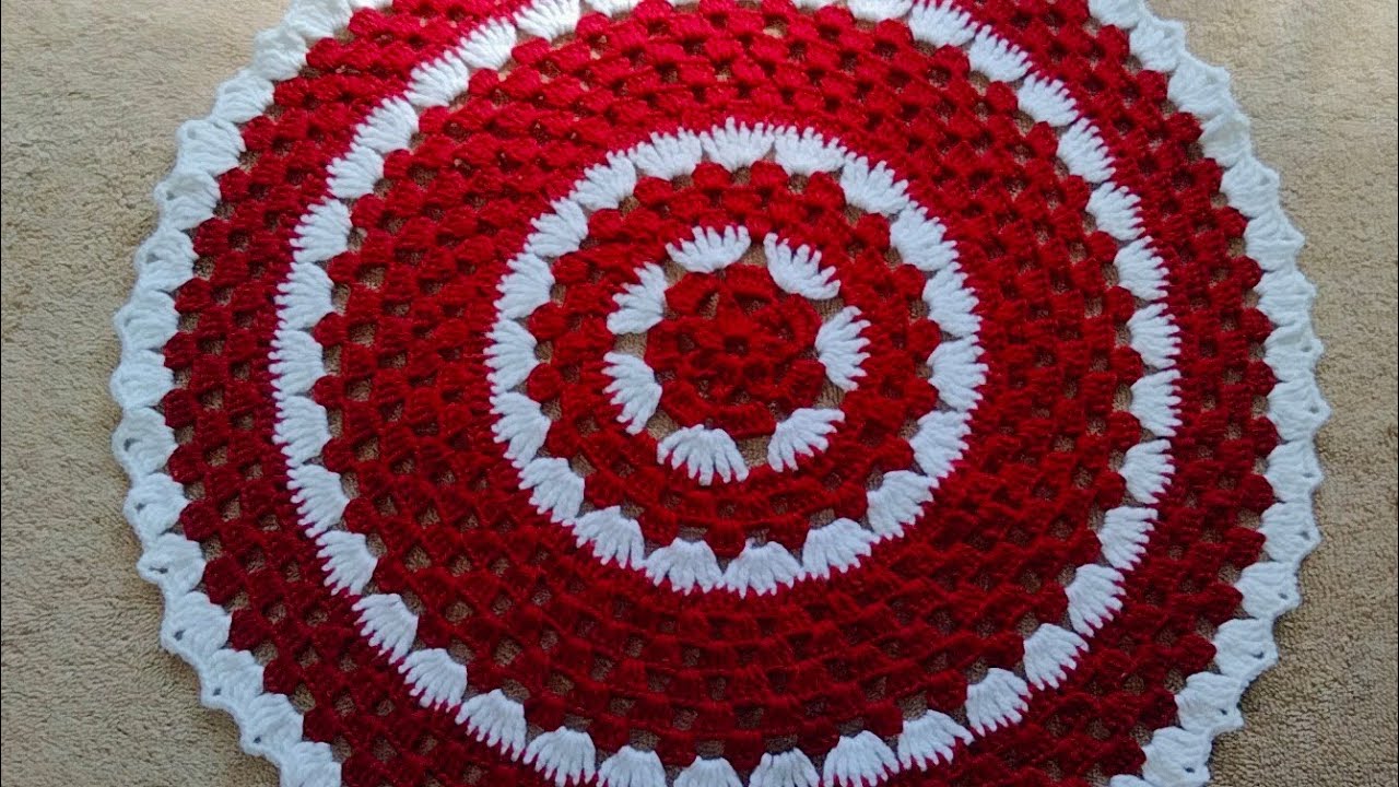 Thalposh, woolen rumal, crosia design Thalposh, crochet table cover,