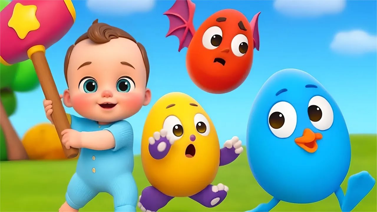 Surprise Eggs Kids Songs + More Dudu dada Nursery Rhymes & Kids Songs
