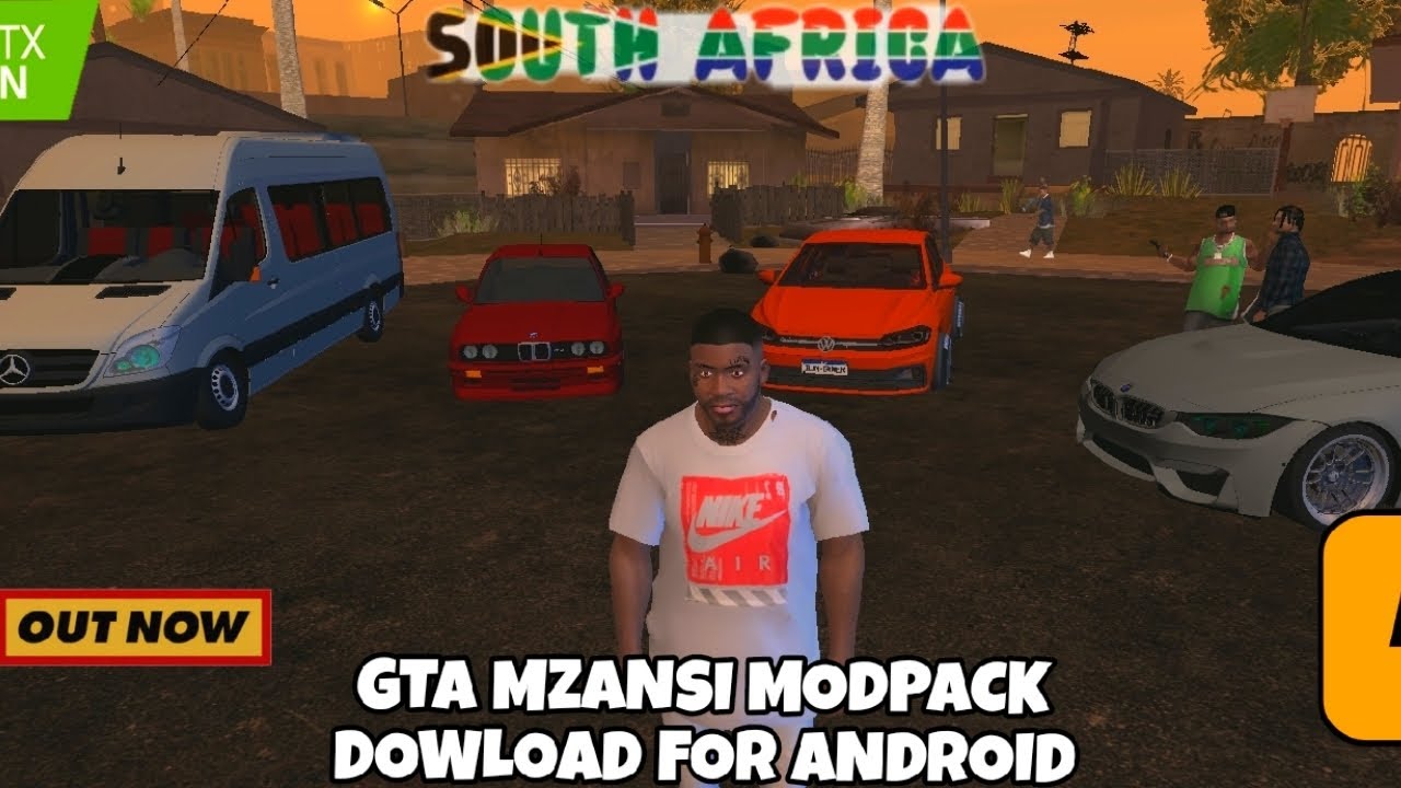 GTA MZANSI SOUTH AFRICA MODPACK DOWLOAD|KASI VIBES|OFFLINE|GTA SA RP android gameplay| #mzansi#viral
