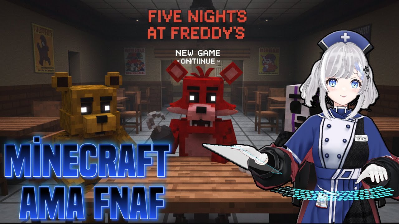 Minecraft FNAF Modu Oynanışı | Bu Modu Görmelisin (Foxy Geldi Peşimden)