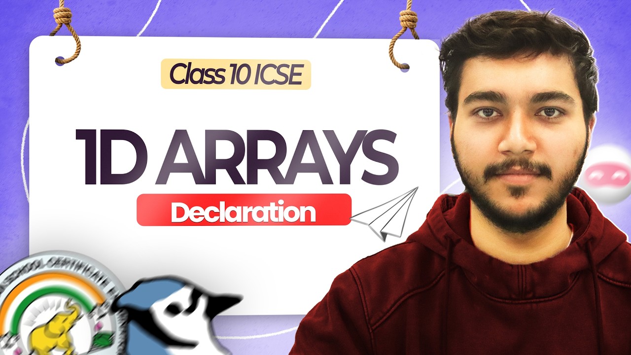 1D Arrays in Java | Declaration Syntax Explained for ICSE Class 10