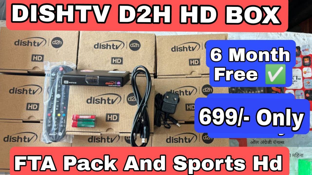 Dishtv D2H FTA Pack 6 Month Free , Star Sports Hd Free , Latest Offer 2023 | #dishtv #d2h