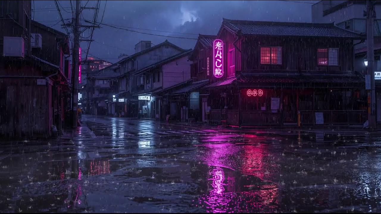 Rainy Night Lofi Mix 🌙 Calm Chillhop Beats to Relax, Study & Sleep #26