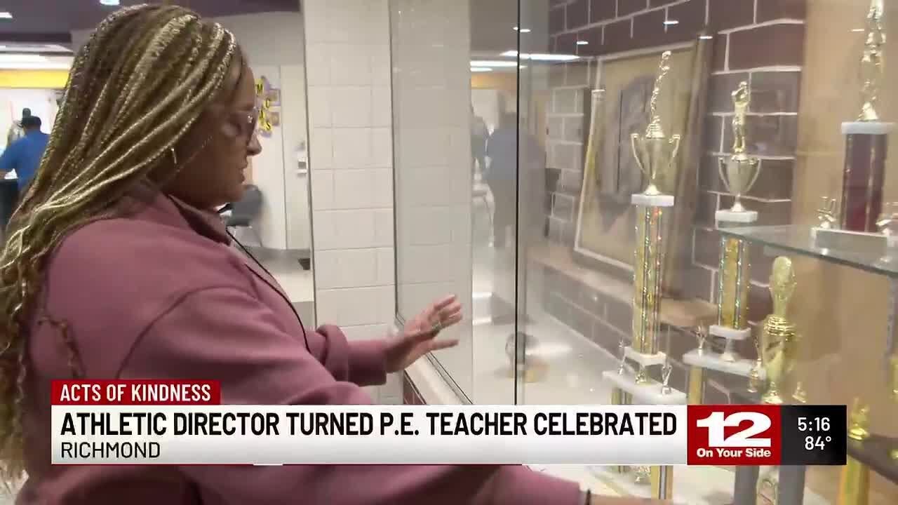 Manchester Middle School PE teacher honored for going beyond the court for her students