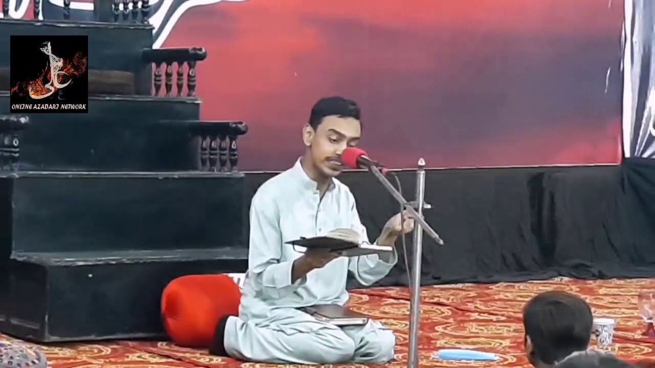 AUN MEHDI ROHANI SHAGIRD USTAD SIBTE JAFFAR EAK NAE KALAM PASH KARTY HOWE || ONLINE AZADARI NETWORK