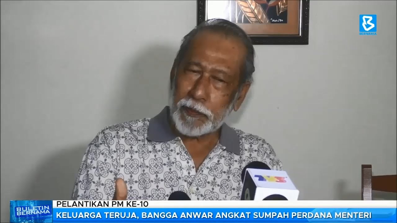 Pelantikan PM ke-10 : Keluarga teruja, bangga Anwar angkat sumpah Perdana Menteri