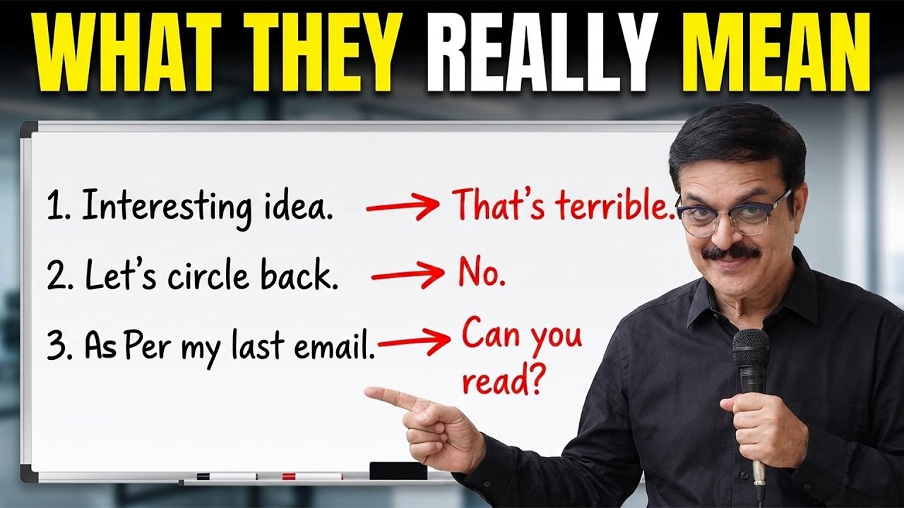 Decoding 30 Common Office Sentences & Their Secret Meanings