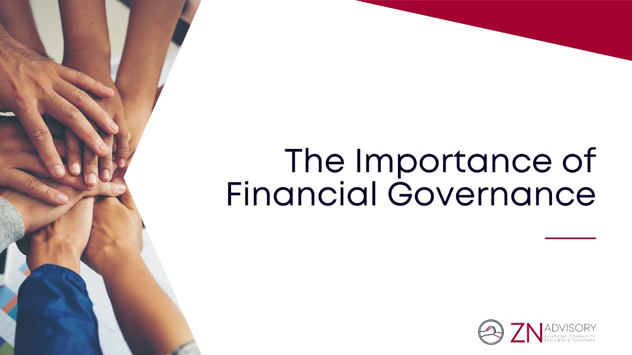 Accounting for Decision-making: 1. the Importance of Financial Governance