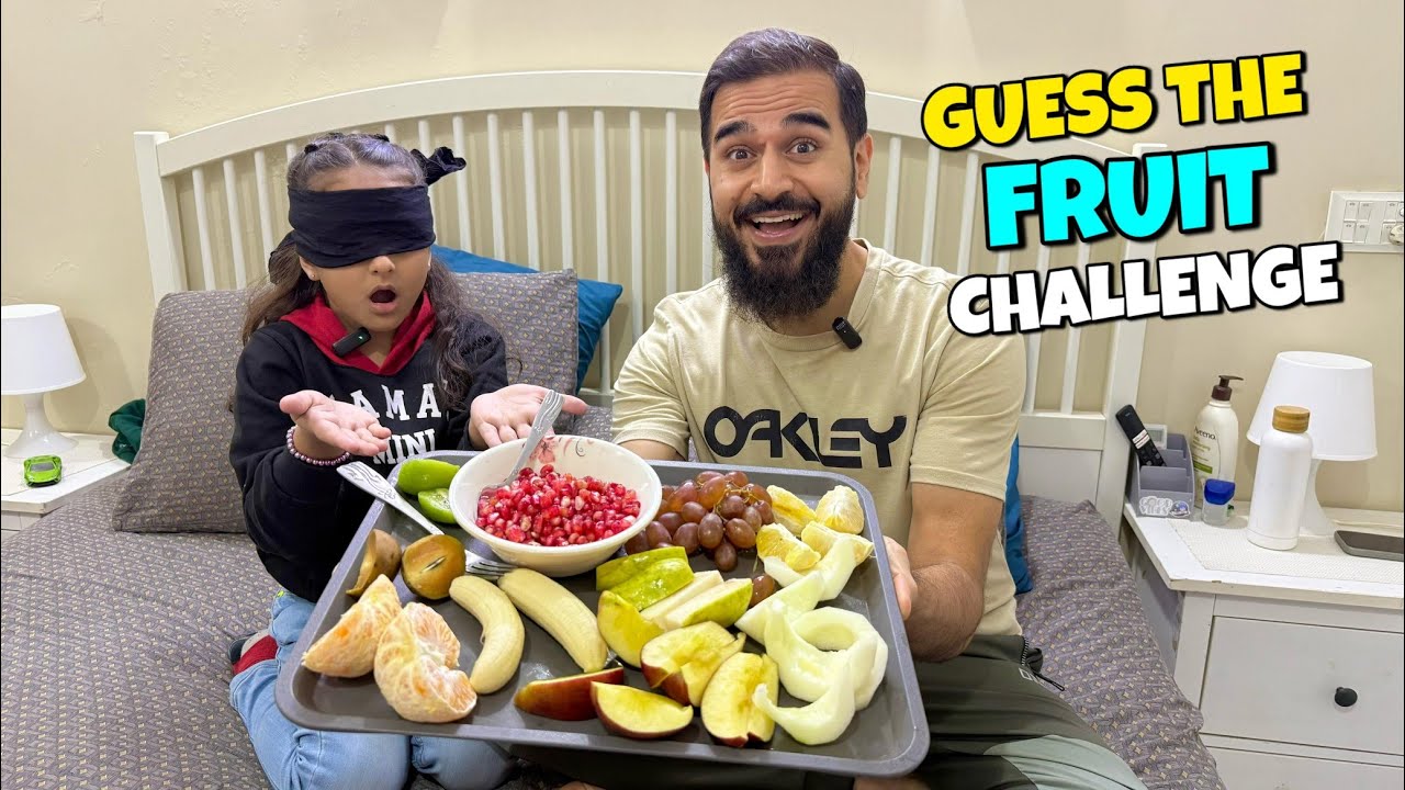 Fruit challenge with mamu😍🍎🍒🍇ao much fun today😍😍ft