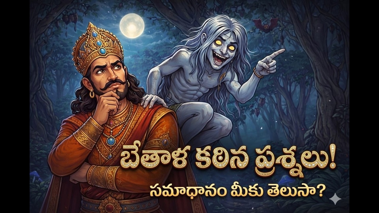 బేతాళుడి ప్రశ్నకు విక్రమాదిత్యుడి సమాధానం | ఆసక్తికరమైన పిల్లల కథ - 1