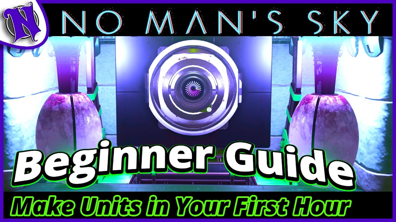 No Man’s Sky – How To Make Units in Your First Hour (No Upgrades Needed)