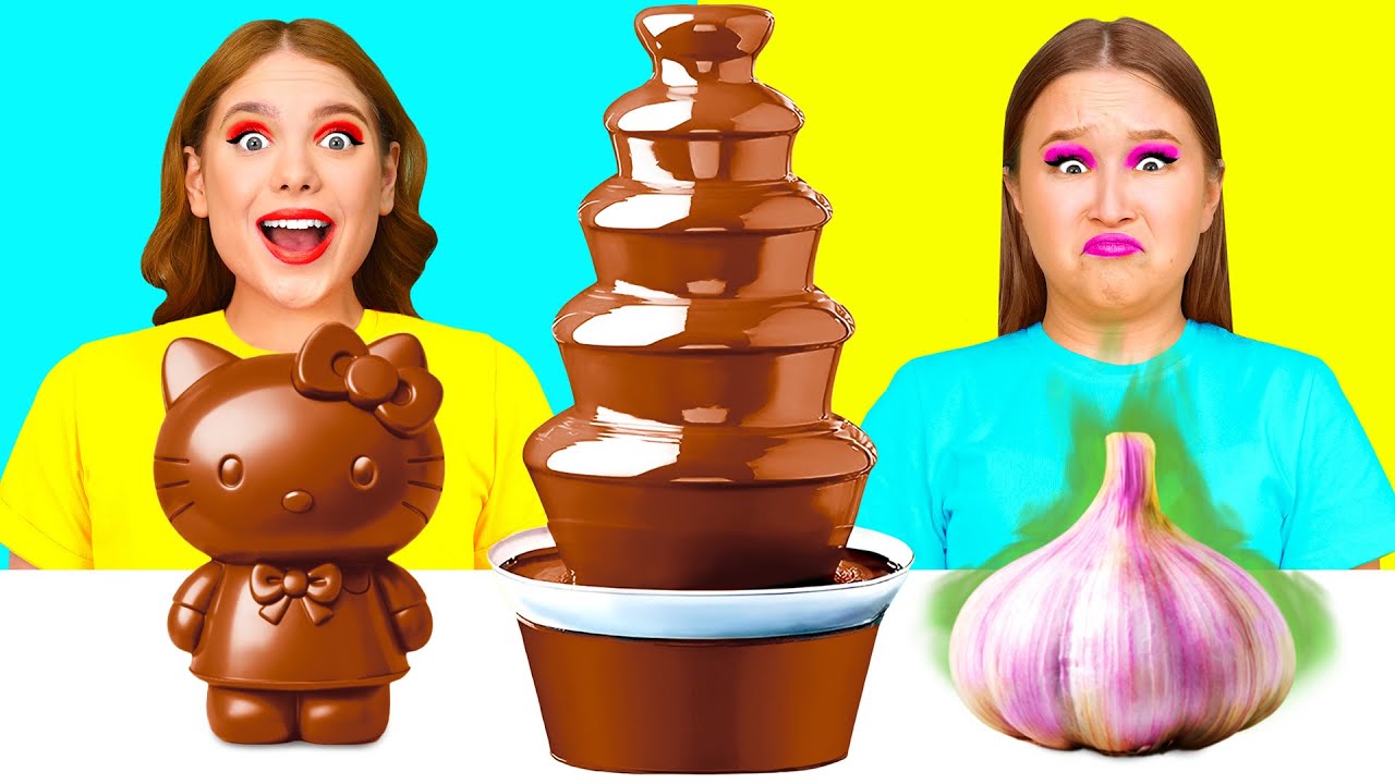 Tantangan Fondue Air Mancur Cokelat | Momen Lucu