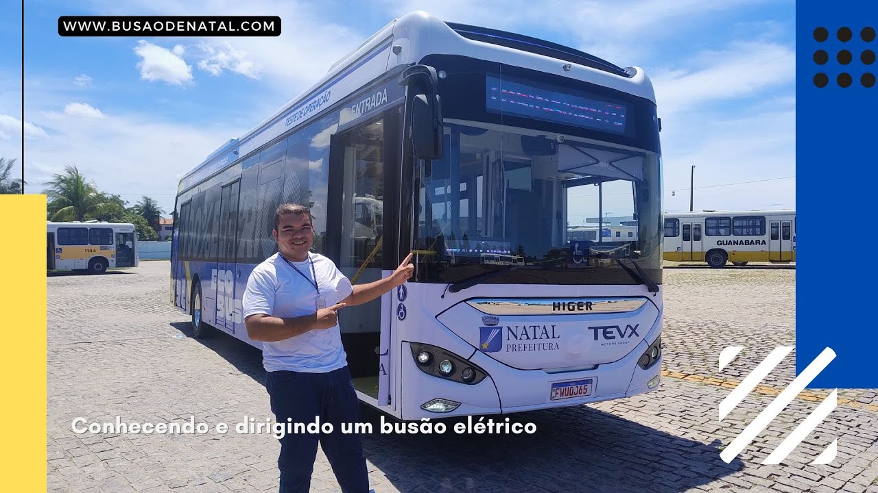 Conhecendo e dirigindo um busão elétrico