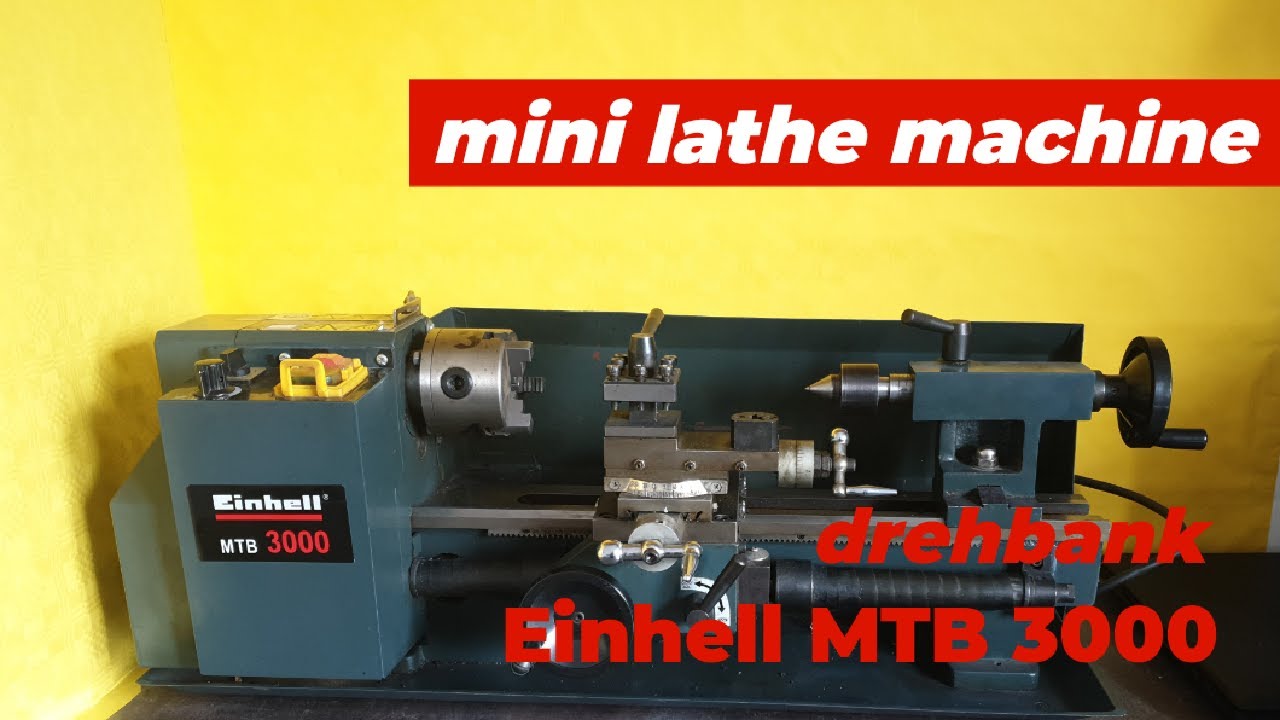derhbank einhell MTB3000/Mini lathe machine/mini drehmaschine