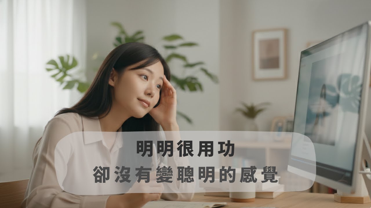明明很用功｜卻沒有變聰明的感覺