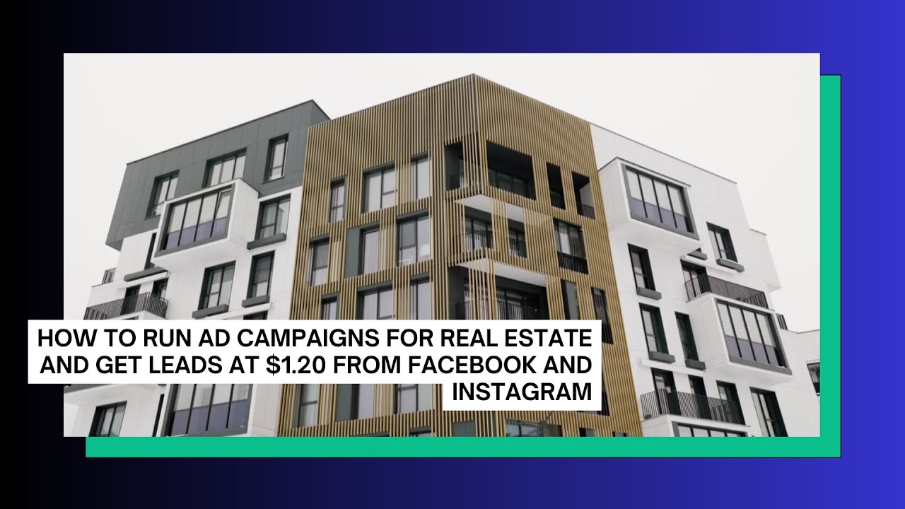 Lead generation for real estate. A case study on targeted advertising in Meta Ads. How I work.