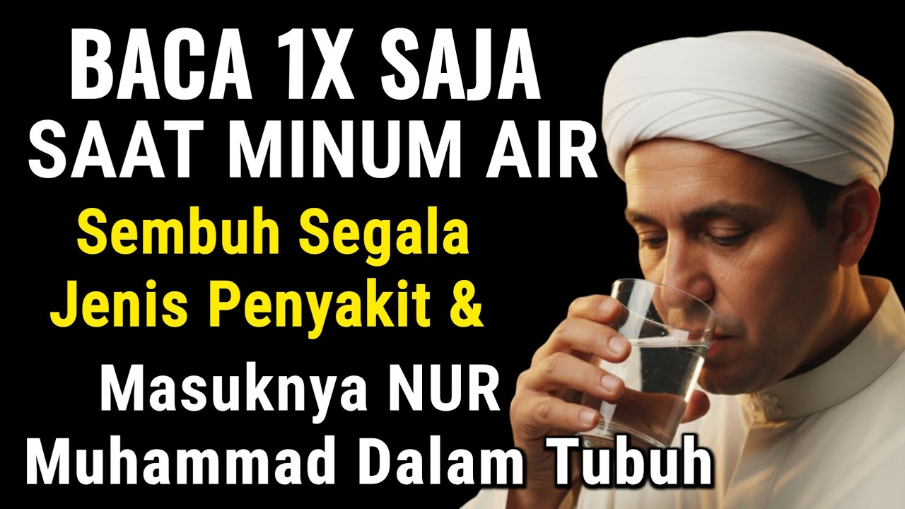 BUKTIKAN SENDIRI ! Baca Sholawat Ini 1x Setiap Minum Air, Segala Jenis Penyakit Akan Sembuh