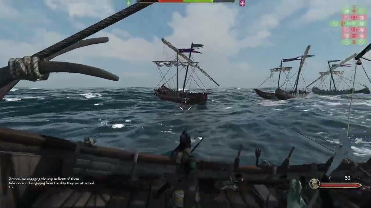 EAST VS WEST: 8 Khuzait Galleys vs 8 Imperial Warships | M&B2 War Sails