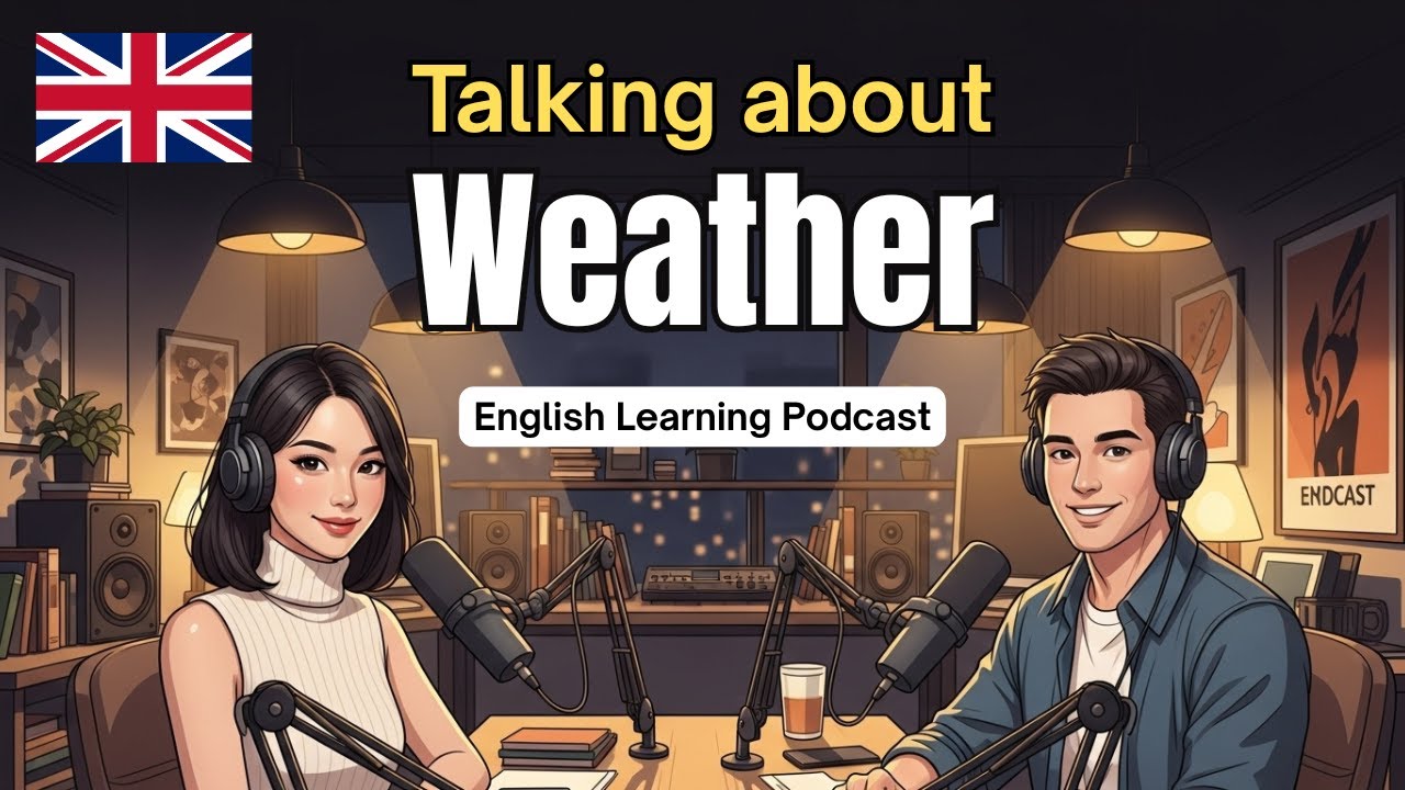 How to talk about Weather in English: Learn Weather Words, Small Talk + Idioms with English Podcast