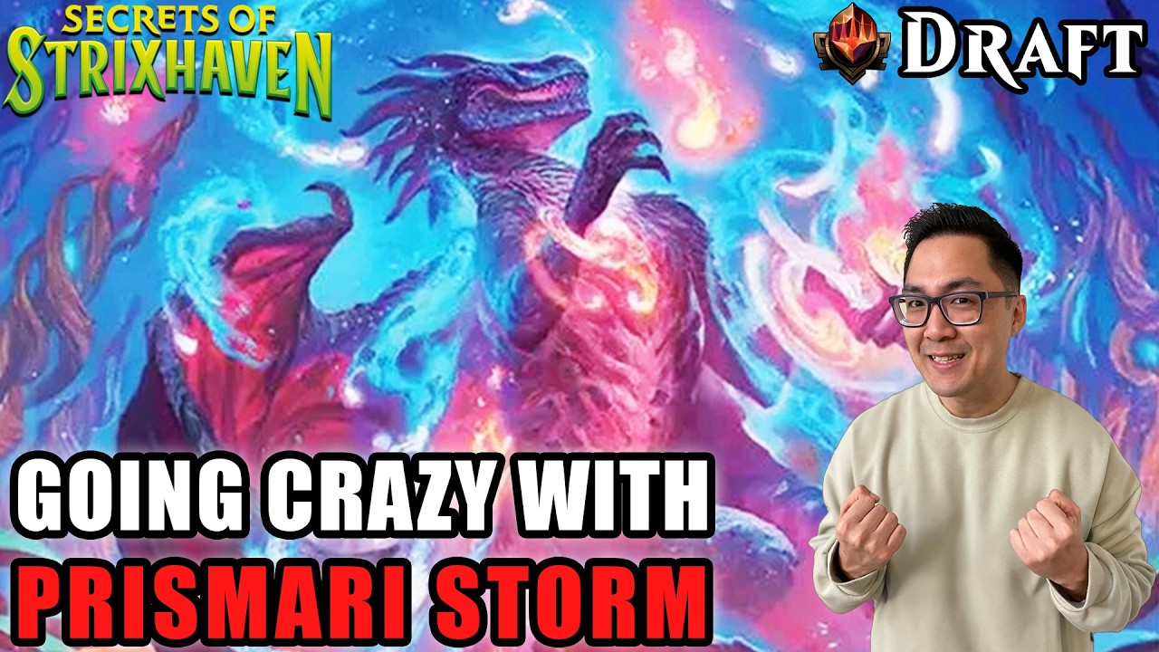 Going Crazy With Prismari Storm | Secrets Of Strixhaven Draft | MTG Arena