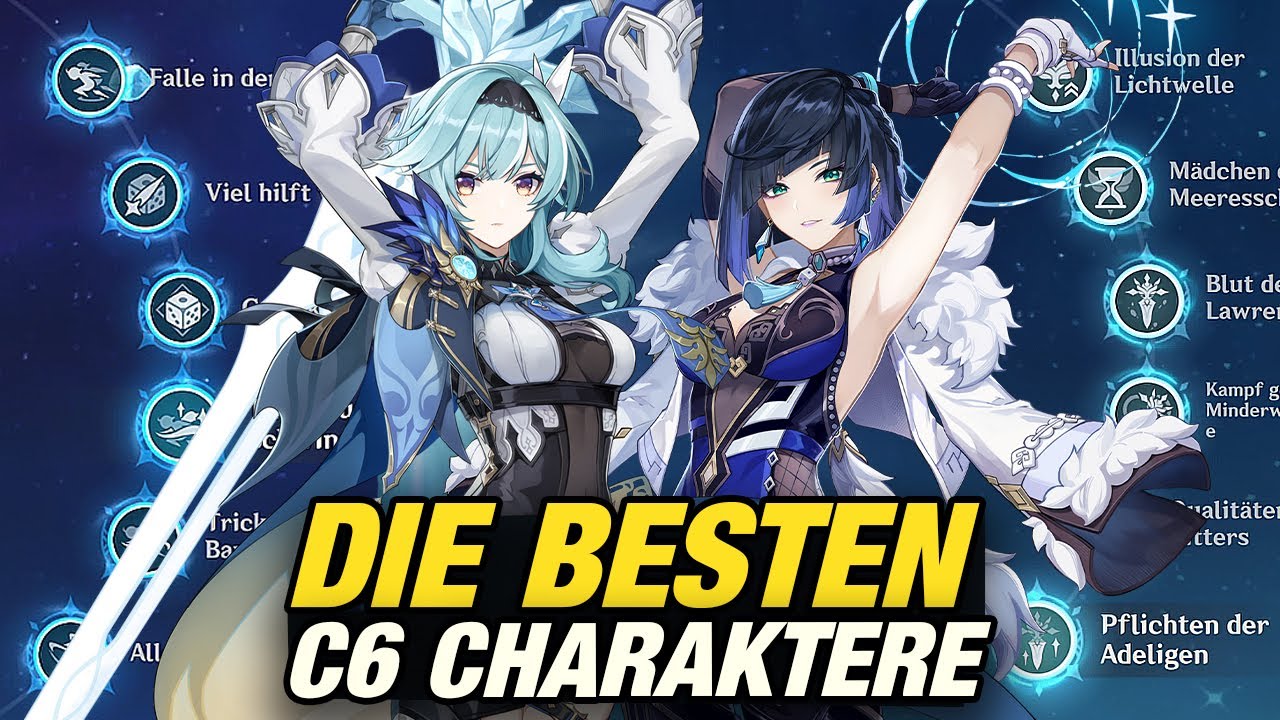 Welche C6 Charaktere sind BROKEN? | Meinung & Showcase | Genshin Impact 3.4