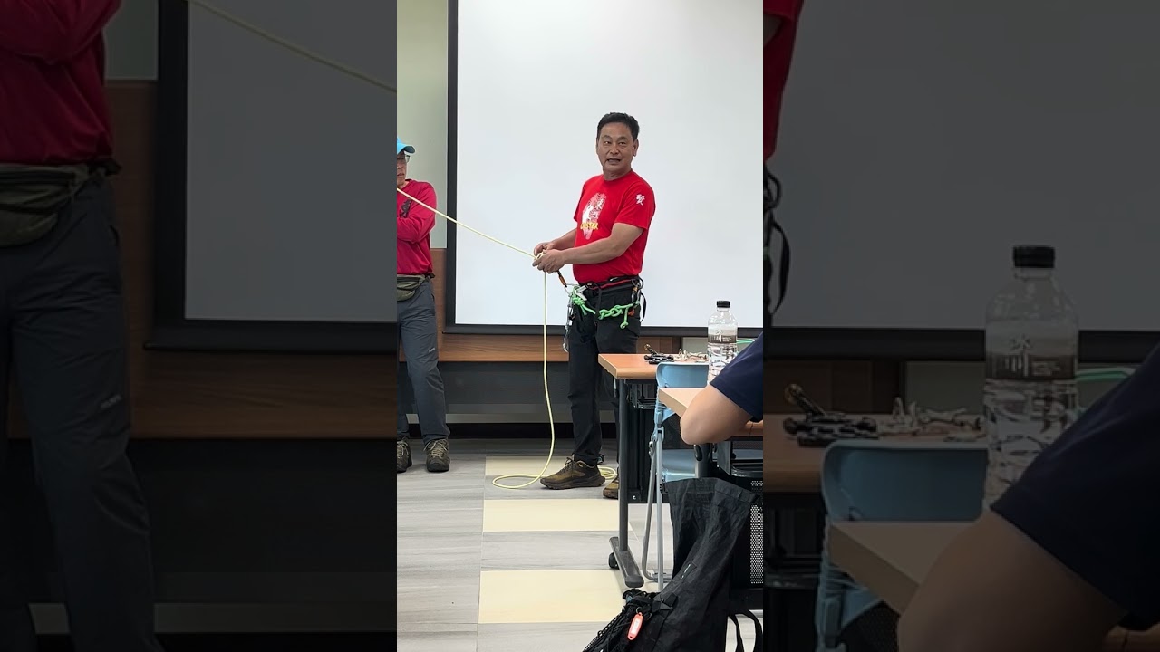 溪降訓練-八字環垂降介紹