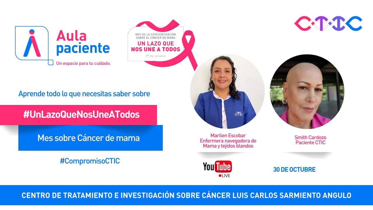 Aula Paciente - Mes de concientización sobre cáncer de mama