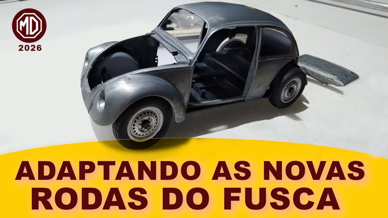 ADAPTANDO AS RODAS NOVAS DO FUSCA