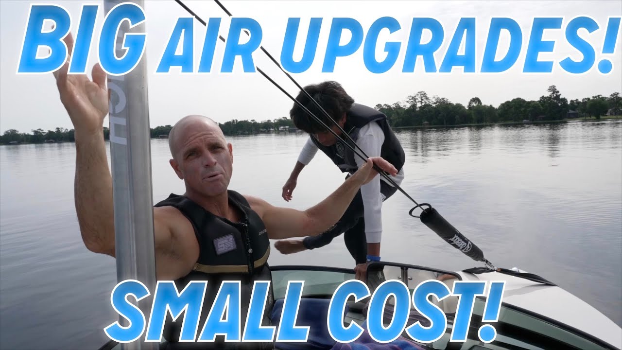 Low Cost Wakeboat Upgrades - Tie Your Rope High and add Fat Sacs!