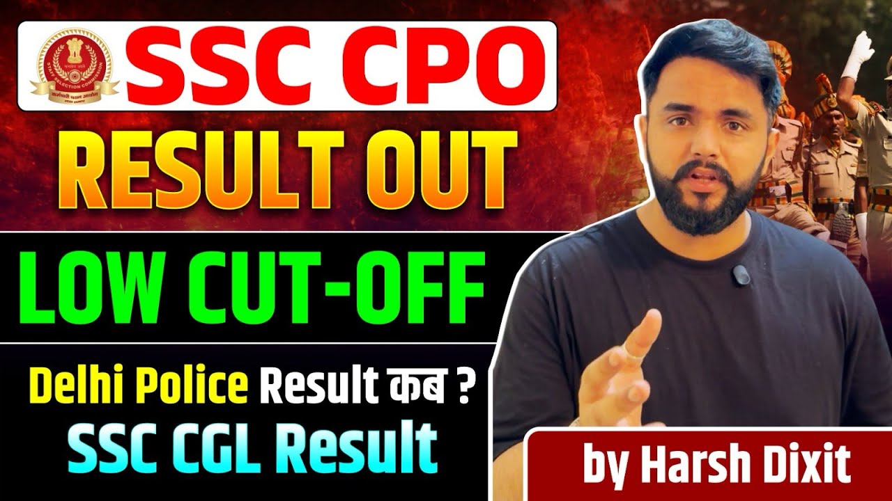 Delhi Police Constable Result Date Announcement 💯✅ 100% Confirm  || SSC CPO 2026 Result Out 🔥