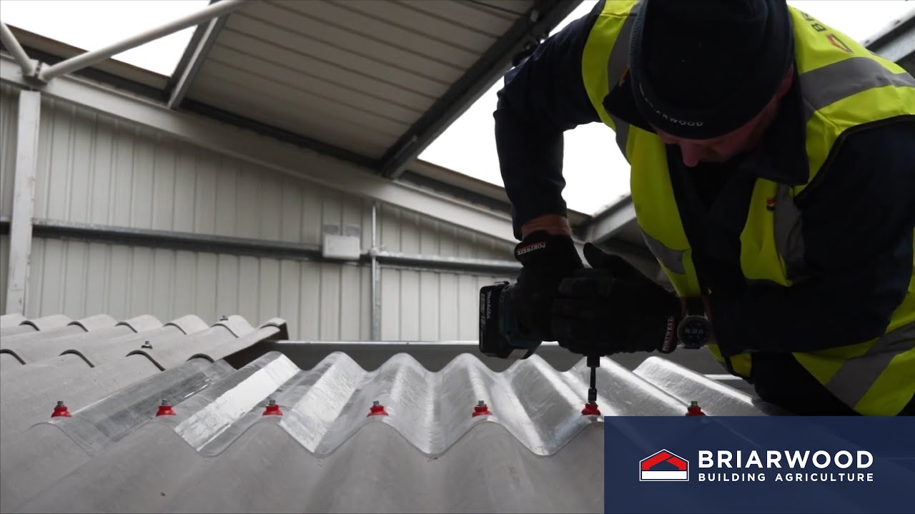 How to install GRP rooflights on a fibre cement roof