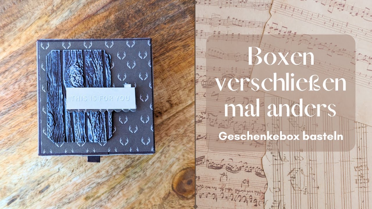 Geschenkverpackung basteln mit Action Papier I Boxen verschließen I Pizzabox basteln