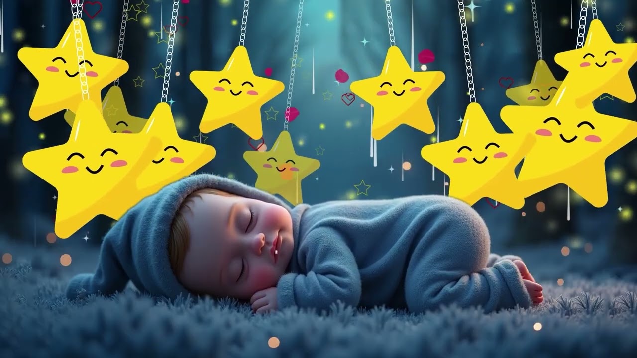 1 Hour Mozart’s Magic Lullaby 🌙  Continuous Baby Sleep & Brain Boost 🎶🧠