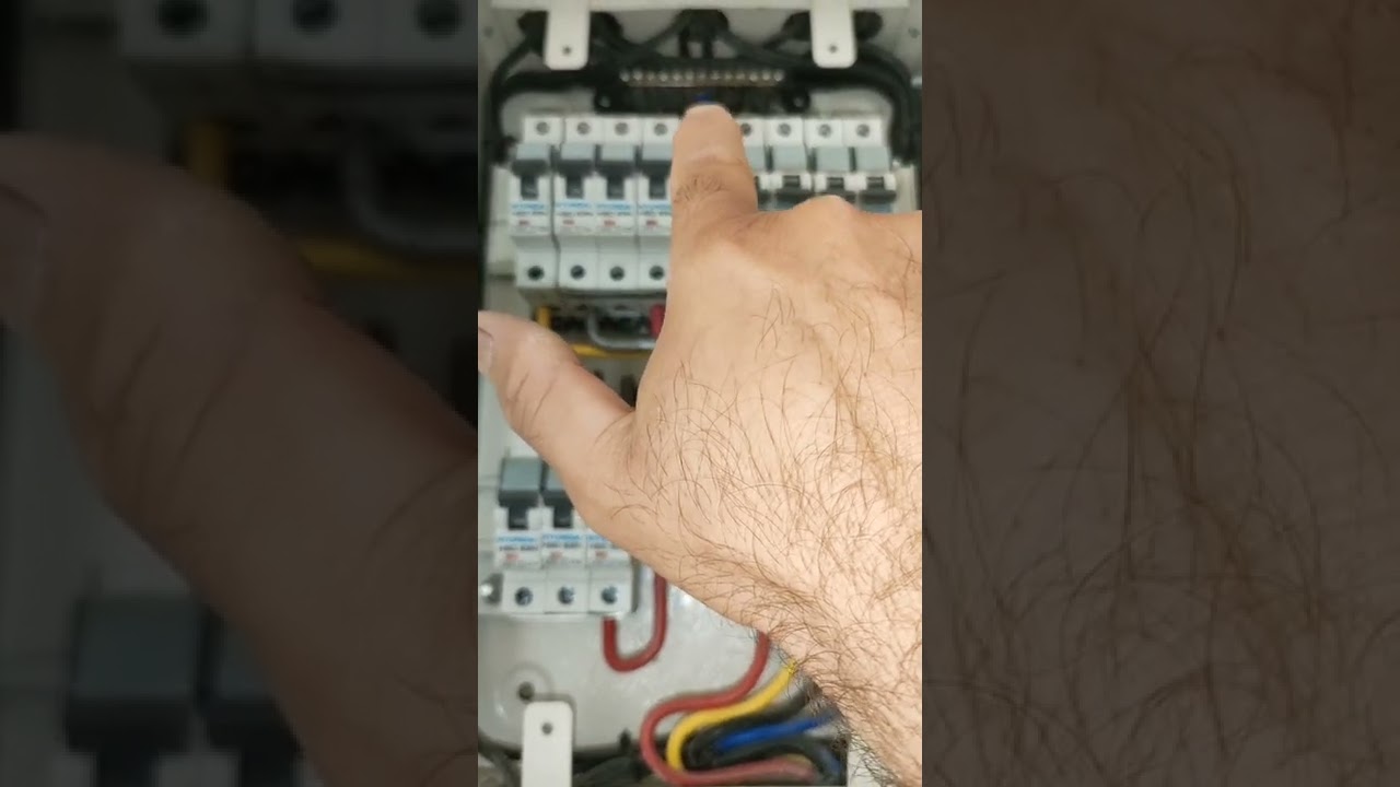 كهرباء المبتدئين ٧_تسليك لوحة التوزيع الثانويه (البدي سيركت )