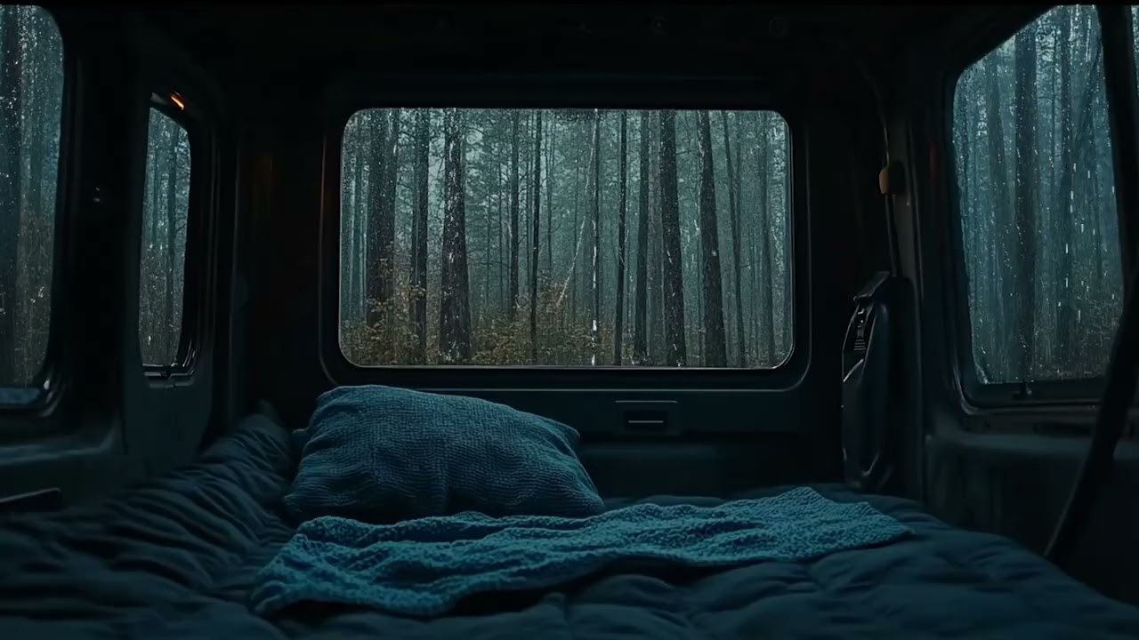 3 Hours⚡️ Sleeping Peacefully with Forest Rain Sounds