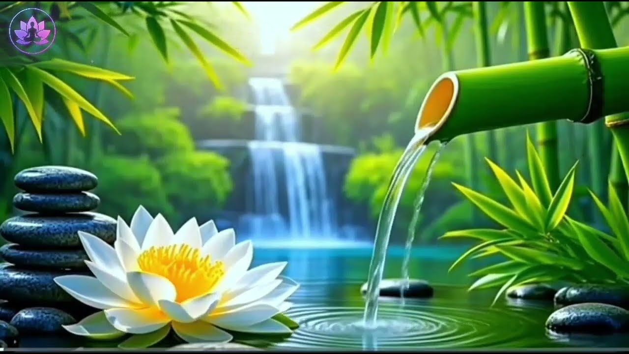 Soothing Relaxation Music + Water Sounds for Sleep 🍃 Relaxing Piano Music, Stress Relief, Insomnia
