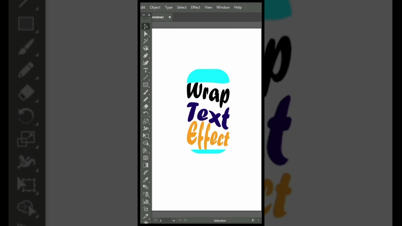 Wrap text design 