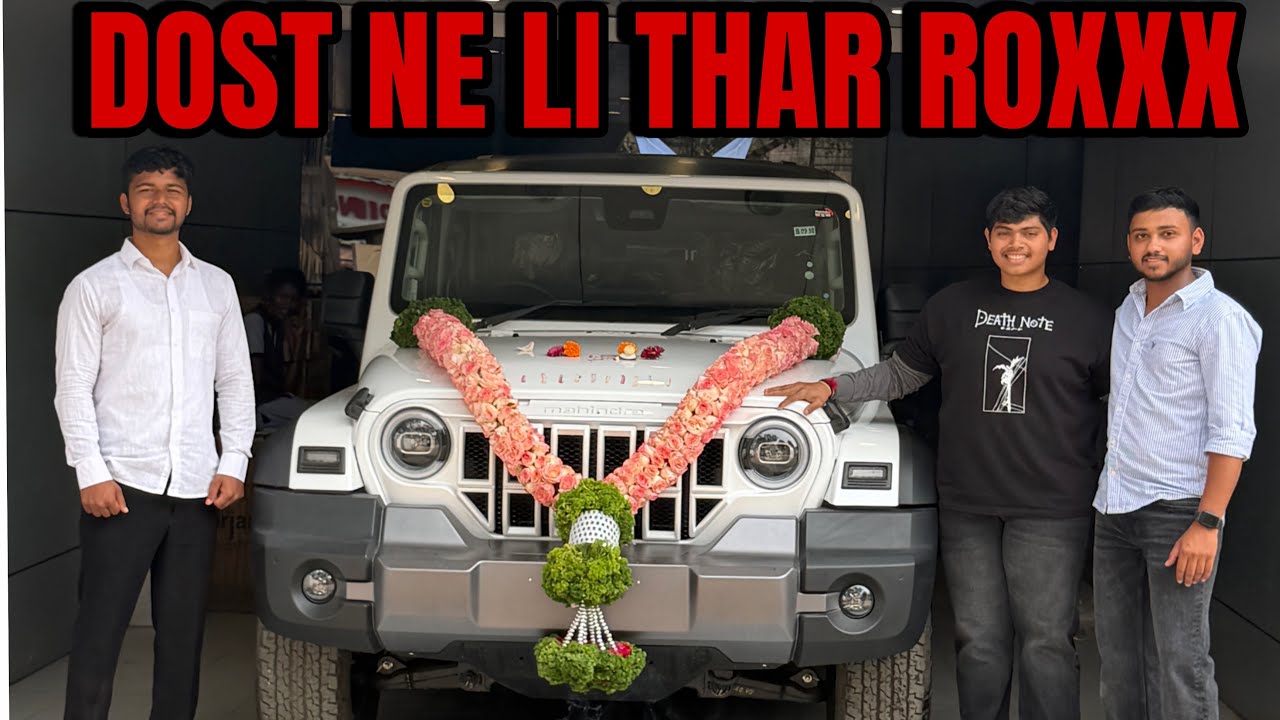 DOST NE LI THAR ROXX | HINDI VLOG | #hindi #thar #rox #thar4x4 #offroad 